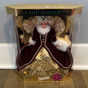 MIB 1996 Happy Holidays Barbie Collectible!